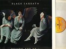BLACK SABBATH heaven and hell PRICE 10 uk vertigo 1980s reissue LP PS EX/EX