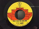 F.J. JONES: Put It On the Line Girl, PS Records, Uber Rare Funk Northern Soul 7