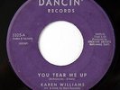 HEAR Karen Williams 45 You Tear Me Up/Slow Motion DANCIN 5325 RARE teen rocker
