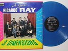 RICARDO RAY 3 Dimensions LP Fonseca Rec. HF-1109 US 1966 VG+ RARE BLUE VINYL 4A
