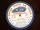 Country Music Time #199 #200 Glaser Brothers Jim Reeves US Air Force LP RADIO