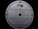 VICTOR PROGRAM TRANSCRIPTION:RUDOLF FRIML: Nat Shilkret  SILVER  78