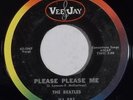 THE BEATLES Please Please Me VEEJAY 581 RARE label variation oval & brackets