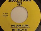 Rare Sweet Soul/Funk 45 THE SINCLAYRS on BOSS TOWN
