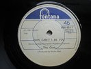 The Cure - Why can't I be you/ Japanese dream - Rare ZIMBABWE 45 // As new