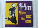 SOCIAL DISTORTION SOMEWHERE BETWEEN HEAVEN AND HELL Lp USA 1992 ? FIRST PRESS ?