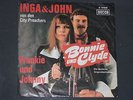 7-Single-60er-Film-INGA (RUMPF) & JOHN-Bonnie and Clyde ( deutsch gesungen)
