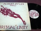 ALBERT AYLER TRIO SPIRITUAL UNITY LP ESP DISK 1002 MONO ORIG RED COVER + INNER