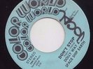 '76 COLOR WORLD FUNK/DISCO 45 DOLLY WAY & SPACE SHIP EARTH DON'T STOP ?