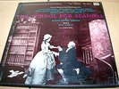 3 LP Set Caedmon TRS-305-S The School For Scandal Sheridan John Gielgud MINT