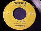 PILT DOWN FIVE '32' Ford/The Tick RARE ROCKABILLY HOT ROD 45 on PARLIMENT Hear