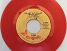 BLONDIE - Heart of Glass /  Rare EL SALVADOR RED VINYL 45
