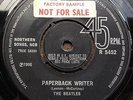 THE BEATLES - Paperback Writer on UK Parlophone FACTORY SAMPLE PROMO- NICE COPY