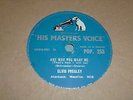 ELVIS PRESLEY Love me tender / Any way you want me 78 HMV POP253