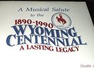 WYOMING CENTENNIAL 1890 - 1990 PRIVATE LP SEALED RARE JAZZ FOLK BOYS CHOIR GOV