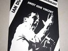 Vintage Ian Dury & The Blockheads Sweet Gene Vincent Stiff Records Poster 1977