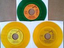 CHARLIE PRIDE - ROLL ON, WHY BABY, MORE & MORE - RCA  - (3) 45'S - COLORED VINYL