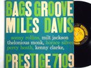 MILES DAVIS: BAGS' GROOVE prestige LP / monk, rollins, silver W.50th MONO DG RVG