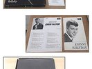 TRÈS RARE JOHNNY HALLYDAY COFFRET / BOX Noir VOGUE 3 X LP 12