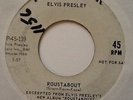 ELVIS PRESLEY ROUSTABOUT RCA VICTOR 45 WLP PROMO VERY CLEAN VG++