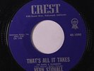 VERN STOVALL: That's All It Takes / My Best Wasn't Good Enough 45 Country
