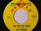 GUS JENKINS: Get Out Of Town / Going Down Yonder 45 rare Blues & R&B