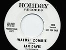 Jan Davis - Watusi Zombie b-w Pooky 7inch, 45rpm Repro - Singles Repro/R&R/Rock