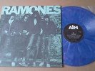 THE RAMONES S/T First Album 1987 Australian AIM Records Blue Marbled Vinyl LP Ex
