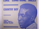 LUKE 'LONG GONE' MILES: Country Boy LP (Netherlands) Blues & R&B