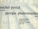 hmc 5186/hm 30.904 michel portal turbulence/brahms sonatas ex+/nm