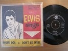Elvis Presley hound dog rare 1965 Australian only portrait pic sleeve