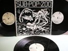 SUB POP 200 3LP compilation:NIRVANA,SOUNDGARDEN,MUDHONEY...1988, w/16 pg book,NM