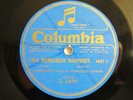78rpm FERRUCCIO BUSONI Piano - LISZT 13th HUNGARIAN RHAPSODY - ACOUSTIC COLUMBIA