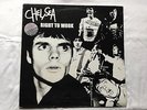CHELSEA RIGHT TO WORK COMP LP WINE VINYL ITALIAN EX+ PUNK Oi SEX PISTOLS DAMNED