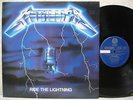 METALLICA RIDE THE LIGHTNING 1990 LP PICTURE & LYRIC W/IN + CARD NM   M- Promo