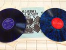 Rare Paul McCartney/Beatles -1st Live Show Spring 1972- 2 LPs Records Blue Vinyl