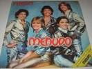 MENUDO - FUEGO - AUTOGRAPHED MEXICAN LP boy band EL MOMENTO DEL ADIOS