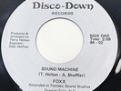 FOXX Sound Machine DISCO-DOWN boogie FUNK obscure HEAR private North Carolina 45