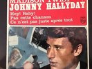 JOHNNY HALLYDAY madison twist 45 ep SUÉDOIS Swedish  EXC+