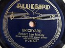 ROBERT LEE MCCOY (ROBERT NIGHTHAWK) BLUEBIRD 7416 BLUES 78 RPM E/E-