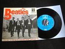 BEATLES SINGLE EP ORIGINAL ESPAÑA SPAIN RE EDITION LABEL CLEAR BLUE