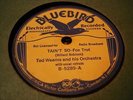 JAZZ TED WEEMS ORCH Tain't So / The Music Man BLUEBIRD 5289 V++