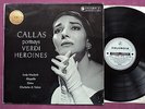 SAX 2293 b/s UK orig. MARIA CALLAS portrays Verdi Heroines, RESCIGNO, PO
