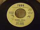Don Bader Samba Rock/Piano Man Cha Cha Cha Northern Soul Popcorn TODO
