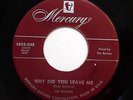 RAVENS 45 Don't mention my name / I'll be back MERCURY VG++ Doowop bb2972