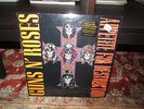 GUNS N ROSES - APPETITE FOR DESTRUCTION LP IN SHRINK W/ HYPE STICKER EX