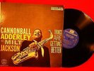 CANNONBALL ADDERLEY  Things Are Getting Better   LP Record  with MILT JACKSON