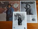 JOHNNY CASH RAGGED OLD FLAG SEALED LP+ PROMO AD AND PICTURE san quentin folsom
