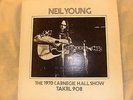 Neil Young  -  Vinyl lp  Bootleg   The 1970 Carnegie Hall Show.