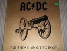 AC/DC FOR THOSE ABOUT TO ROCK  LP RECORD  AUSTRALIAN  ORIGINAL WITH INSERT